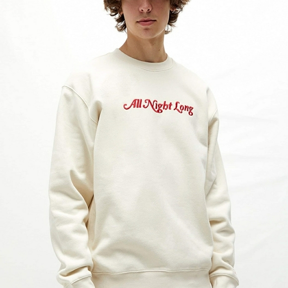 Obey All Night Long Crew Neck Sweatshirt - Picture 1 of 5